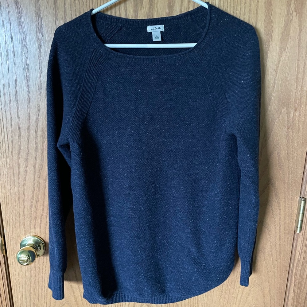 Women’s LL Bean Sweater - Large - Blue